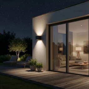 Aplică LED de exterior Ideal Lux ATOM LED/12W/230V IP54 negru