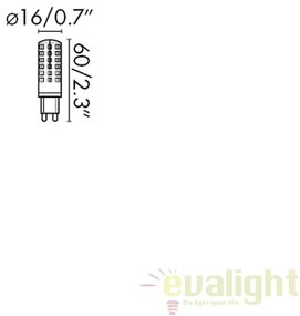 BEC LED G9 5W 4000K 17467