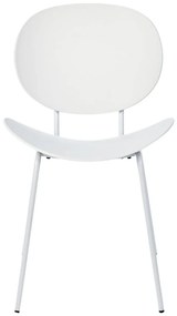 Set 2 buc scaune de sufragerie Sarrah (alb) . 1075890