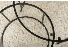 Set de măsuțe de cafea Aurum Black 80 cm, 2buc.