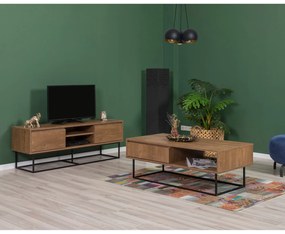 Mobilier living Lexuna 3 (Nuc + Negru). 1089138