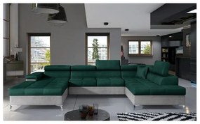 Colțar Eduardo 337cm verde