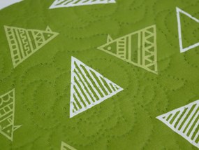 Cuvertura de pat TREVA, verde Dimensiune: 170 x 210 cm