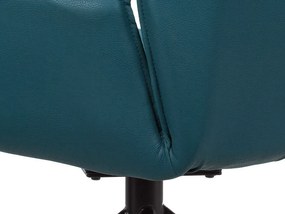 Zondo Scaun de sufragerie Hagga-399-BLUE2 (Petroleu albastru + Negru). 1042739