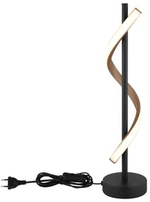 Lampa LED aluminiu cu efect de lemn WATKINS
