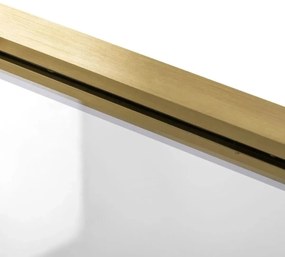 Rea Rapid Slide usi de dus 130 cm culisanta auriu periat sticla transparenta REA-K8590