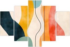 Tablou - Ilustrație colorată minimalistă II. (150x105 cm)