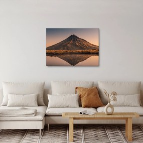 Tablou oglindirea muntelui Taranaki, Noua Zeelanda (70x50 cm)