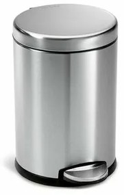 Simplehuman Coș de gunoi cu pedală, rotund 4,5 l, inox