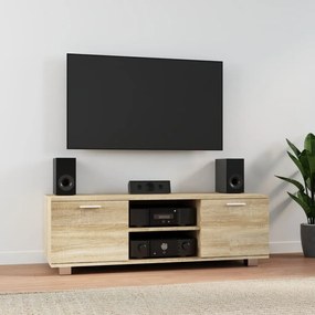 vidaXL Comodă TV, stejar sonoma, 120x40,5x35 cm, lemn prelucrat