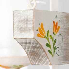 Lustră pe lanț Brilagi QUEEN 2xE14/40W/230V fag/crem