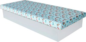 Pat de o persoană (divan) 80 cm Edna 2 (cu saltea din spumă). 1041502