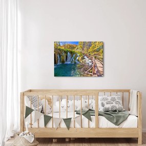 Tablou - Intrare in cascade (70x50 cm)
