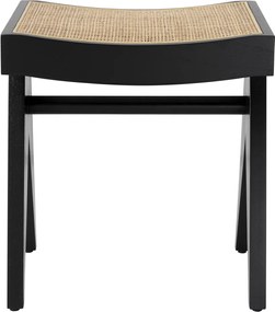 Taburete design vintage LUX Arnaud, lemn negru 114163 HZ
