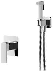 Omnires Parma baterie bideu cu set de duș ascuns crom SYSPMBI1CR