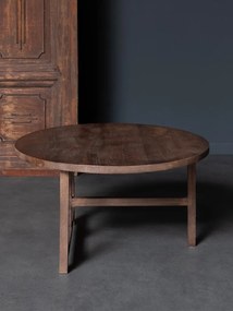 Masuta de cafea, rotunda, din lemn de mango, Treport