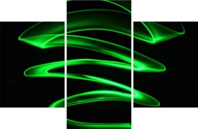 Tablou - valuri neon (90x60 cm)