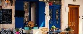 Tablou - ședere în Grecia (120x50 cm)