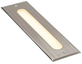 Spot modern de sol din oțel 30 cm cu LED inclus IP65 - Eline