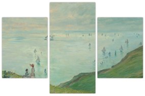Tablou - Henri Fantin-Latour, Cliffs at Pourville, reproducere (90x60 cm)