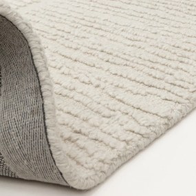 Covor fildeș țesut manual din lână 120x170 cm Zennith Column – Asiatic Carpets