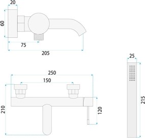 Baterie de cada Rea Lungo Diamond Auriu