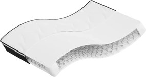 vidaXL Saltea cu arcuri bonnell, fermitate medie, 100x200 cm