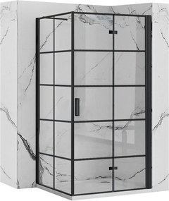 Cabina de dus Rea Molier Black 90x80