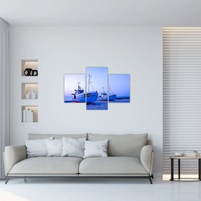 Tablou - Debarcarea în amurg (90x60 cm)