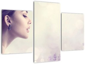 Tablou - Femeia cu lavandă (90x60 cm)