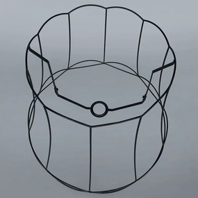 Set de 2 lămpi suspendate retro negre 50 cm - Granny Frame