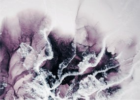 Tablou pe sticlă - Marmură violet N⁰2 (70x50 cm)