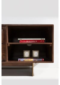 Comodă TV maro din lemn de mango 145x55x40 cm Trisha – MOME