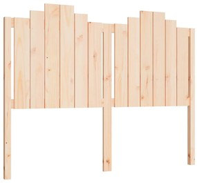 Tablie de pat, 141x4x110 cm, lemn masiv de pin 1, Maro, 141 x 4 x 110 cm