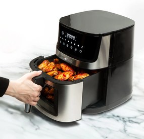 Friteuza cu aer - Airfryer - XXL - fibra de incalzire jos-sus - 230V - 7,5L