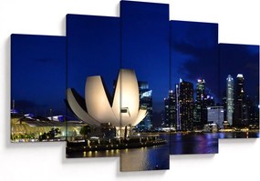 Tablou Singapore nocturn (150x105 cm)