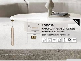 Lustra, Pendul LED stil modern Capsule