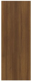 Masuta consola, stejar maro, 78x30x80 cm, lemn prelucrat 1, Stejar brun