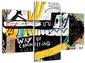 Tablou - Graffiti (90x60 cm)