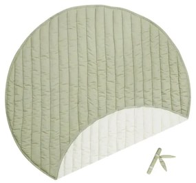 Saltea de joacă pentru copii verde/crem Bamboo Leaf – Lorena Canals