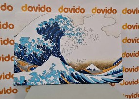 Tablou reproducere Marea vală de la Kanagawa - Katsushika Hokusai
