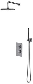 OMNIRES SYSCT11CR - Set duș cu baterie termostatică încastrată CONTOUR