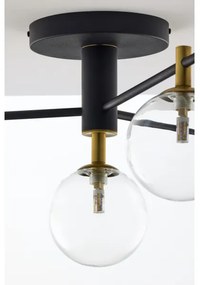 Lustră aplicată Jupiter 2034 FIGARO 4xG9/10W/230V negru/auriu/bej/transparent