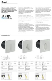 Redo 91195 - Corp de iluminat LED pentru exterior BAST LED/2,5W/230V IP65, gri