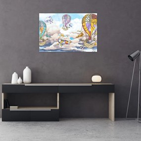 Tablou - Expediție în nori (90x60 cm)