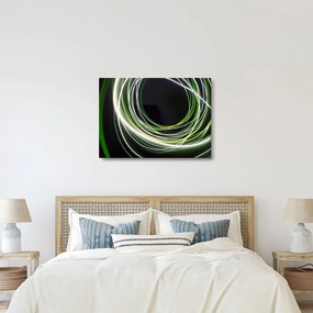 Obraz cu linii verzi (70x50 cm)