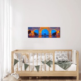 Tabloul Taiwanului (cu ceas) (90x30 cm)