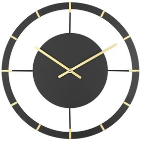 Ceas de perete Eglo 425515 OKAZAKI 1xAA d. 40 cm negru/auriu