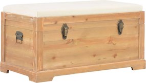 vidaXL Ladă de depozitare cu pernă, 80 x 40 x 40 cm, MDF