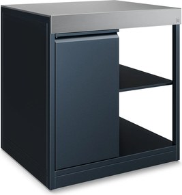 Klarstein WaldChef bucătărie outdoor | Dulap de bucătărie | Blat de lucru din oțel inoxidabil | Rezistent la intemperii | 90 x 90 cm